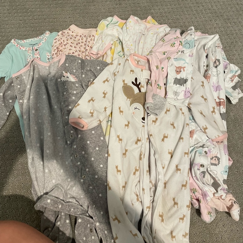 Baby girl sleepers